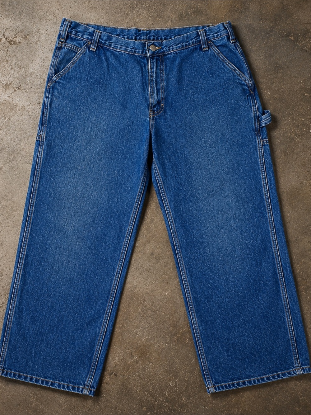 Carhartt Relaxed Fit Carpenter Jeans Men’s 42x30 Utility Workwear Denim